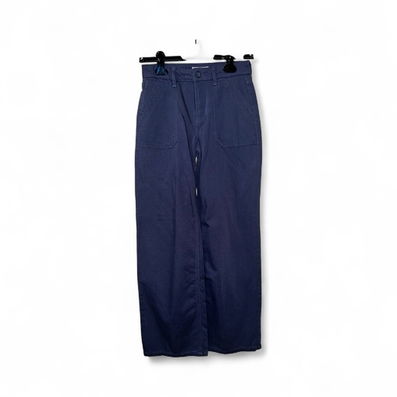 Copper Key Navy Blue Wide Leg Pants Pockets NWT - Picture 2 of 9